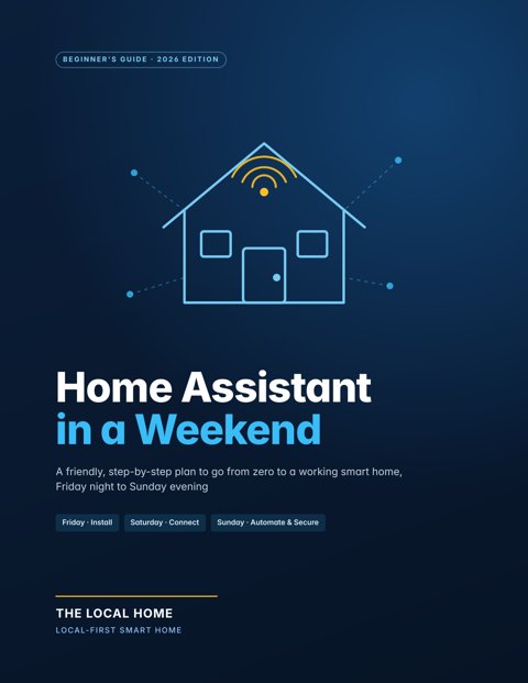 Cover of Home Assistant in a Weekend by The Local Home